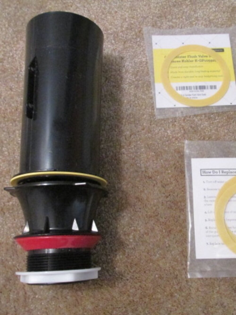 Kohler Canister Flush Valve and Valve Seals